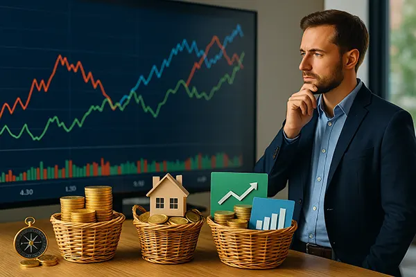 Diversified portfolio layout
