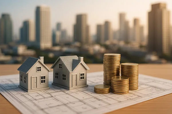 Investor viewing property portfolio