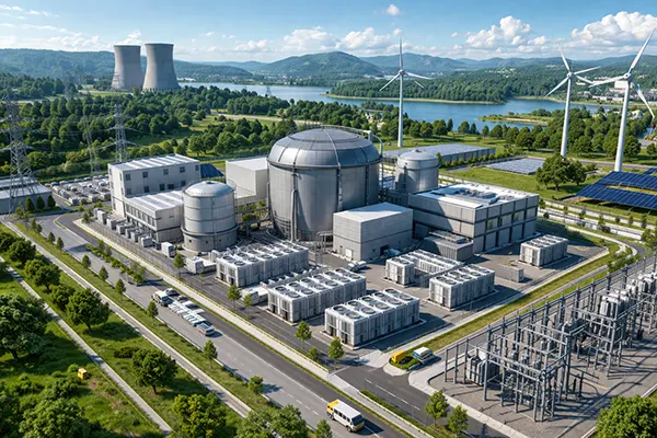 energianläggning modell