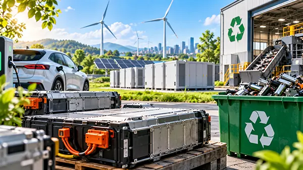 Batterilager för återbruk